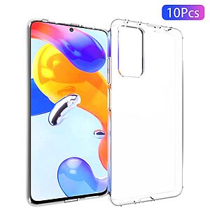 Θήκη Xiaomi Redmi Note 11 Pro / 11 Pro 5G OEM Silicone Sockproof Anti-Slip Transparent Πλάτη TPU