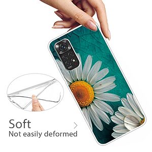Θήκη Xiaomi Redmi Note 11 / 11S OEM σχέδιο Daisies Πλάτη TPU - Image 3