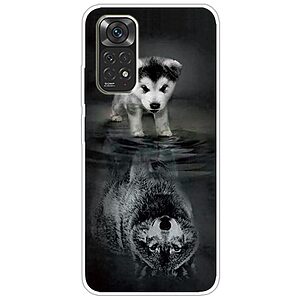 Θήκη Xiaomi Redmi Note 11 / 11S OEM σχέδιο Dog Reflection πλάτη TPU