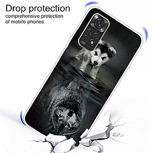 Θήκη Xiaomi Redmi Note 11 / 11S OEM σχέδιο Dog Reflection πλάτη TPU - Image 4