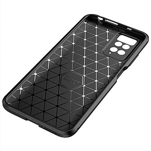 Θήκη Xiaomi Redmi Note 11 / 11S OEM Beetle Series Carbon Fiber Πλάτη TPU μαύρο - Image 5