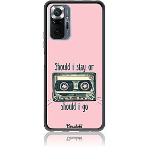Θήκη για Xiaomi Redmi Note 10 Pro Should i Stay or Should i Go