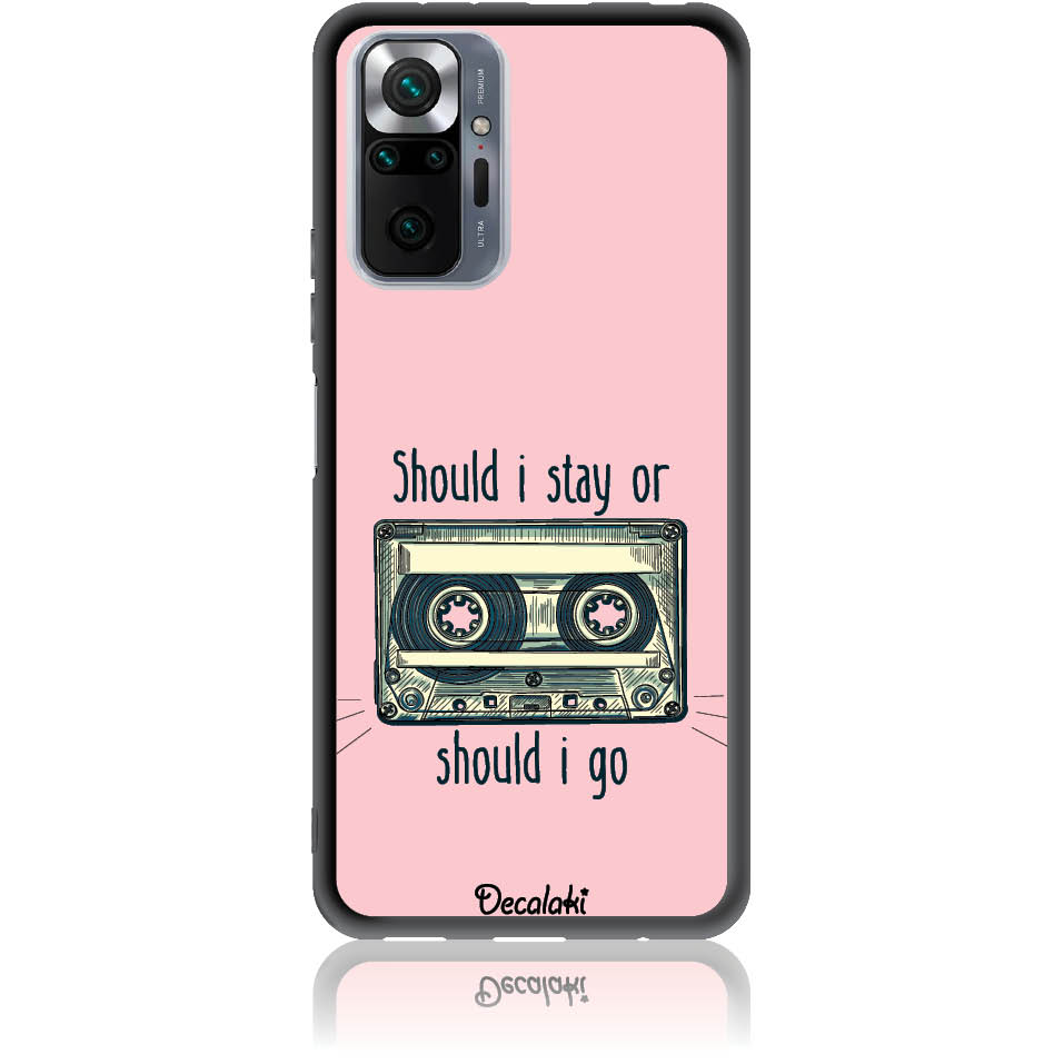 Θήκη για Xiaomi Redmi Note 10 Pro Should i Stay or Should i Go