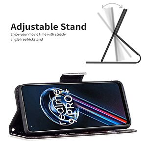 Θήκη Realme 9 / 9 Pro Plus 5G OEM Angry bear with chainsaw με βάση στήριξης, υποδοχές καρτών και μαγνητικό κούμπωμα Flip Wallet από συνθετικό δέρμα και TPU - Image 4