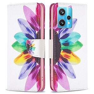 Θήκη Realme 9 Pro Plus 5G OEM Colorful Petals με βάση στήριξης