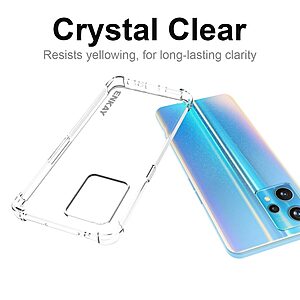 Θήκη Realme 9 / 9 Pro Plus 5G ENKAY Enkay Silicone Sockproof Anti-Slip Transparent Πλάτη TPU διάφανη - Image 5