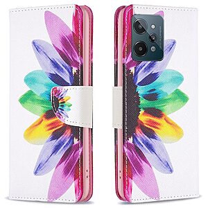 Θήκη Realme C31 OEM Colorful Petals με βάση στήριξης