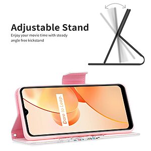 υποδοχές καρτών και μαγνητικό κούμπωμα Flip Wallet από συνθετικό δέρμα και TPU