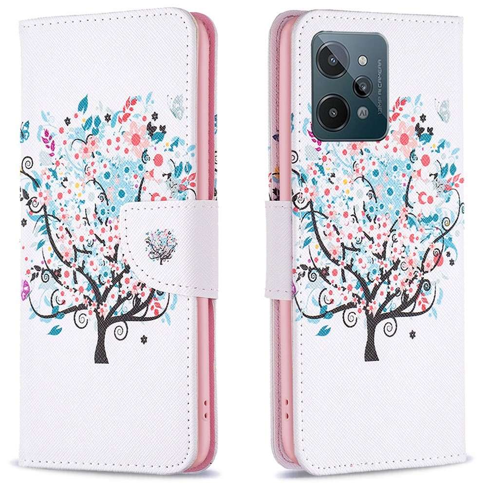 Θήκη Realme C31 OEM Flowered Tree με βάση στήριξης