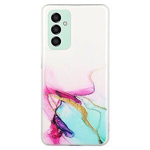 Θήκη Samsung Galaxy M23 5G OEM σχέδιο Green Cloud Marble Πλάτη TPU πράσινο