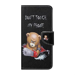 Θήκη Samsung Galaxy M53 5G OEM Angry bear with chainsaw με βάση στήριξης, υποδοχές καρτών και μαγνητικό κούμπωμα Flip Wallet από συνθετικό δέρμα και TPU - Image 5