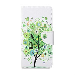 Θήκη Samsung Galaxy M53 5G OEM Green Tree με βάση στήριξης, υποδοχές καρτών και μαγνητικό κούμπωμα Flip Wallet από συνθετικό δέρμα και TPU - Image 4