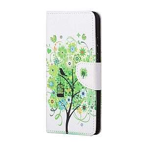 Θήκη Samsung Galaxy M53 5G OEM Green Tree με βάση στήριξης, υποδοχές καρτών και μαγνητικό κούμπωμα Flip Wallet από συνθετικό δέρμα και TPU - Image 5