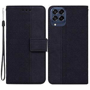 Θήκη Samsung Galaxy M53 5G Mad Mask Leather Wallet Case Geometry Style με βάση στήριξης