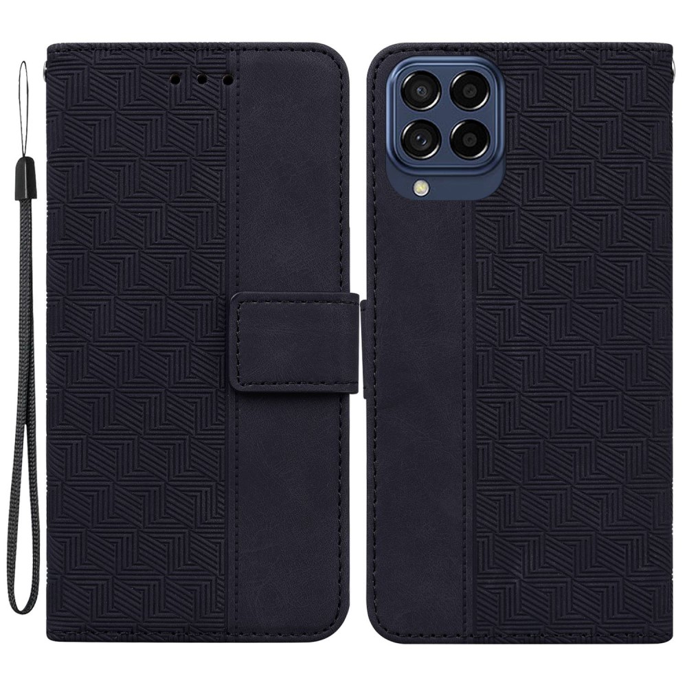 Θήκη Samsung Galaxy M53 5G Mad Mask Leather Wallet Case Geometry Style με βάση στήριξης