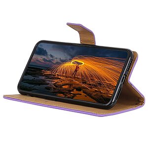 Θήκη Samsung Galaxy M53 5G Mad Mask Leather Wallet Case με βάση στήριξης, υποδοχές καρτών και μαγνητικό κούμπωμα Flip Wallet από συνθετικό δέρμα μωβ - Image 3