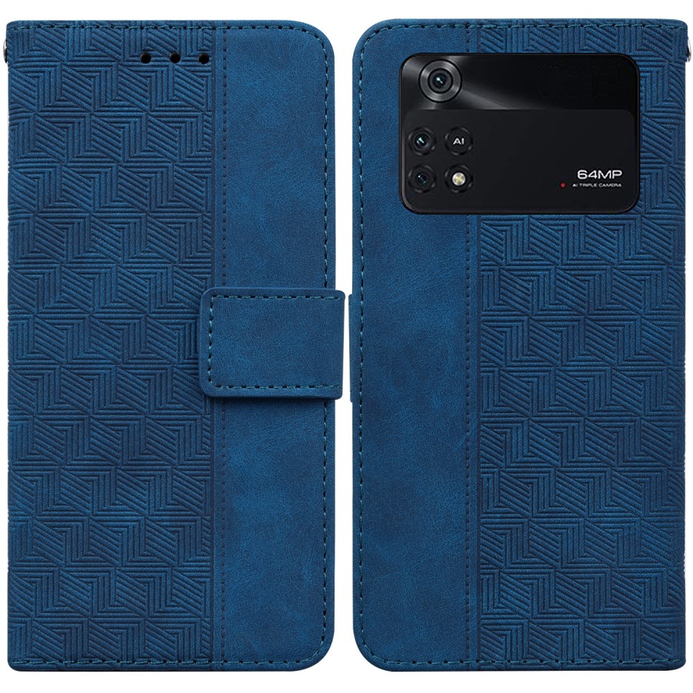 Θήκη Xiaomi Poco M4 Pro 4G Mad Mask Leather Wallet Case Geometry Style με βάση στήριξης