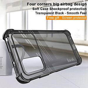 Θήκη Xiaomi Poco M4 Pro 4G IMAK Airbag Series με ενισχυμένες γωνίες από Premium ανθεκτικό TPU μαύρο - Image 3