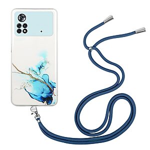 Θήκη Xiaomi Poco M4 Pro 4G OEM πλάτη κορδόνι με σχέδιο Blue Sky από αντικραδασμικό TPU μπλε