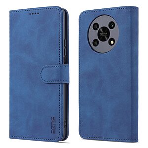 Θήκη Honor Magic4 Lite 5G AZNS Litchi Retro V2 Texture Leather με βάση στήριξης