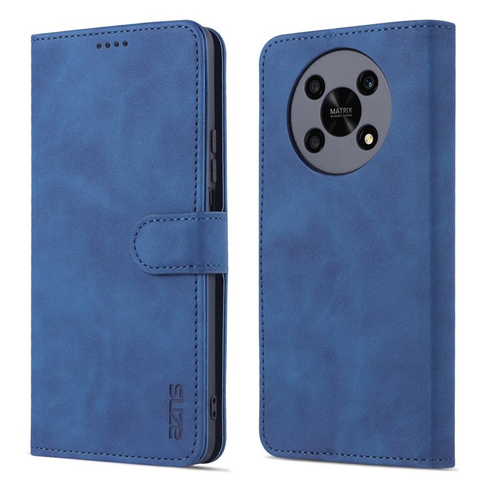 Θήκη Honor Magic4 Lite 5G AZNS Litchi Retro V2 Texture Leather με βάση στήριξης