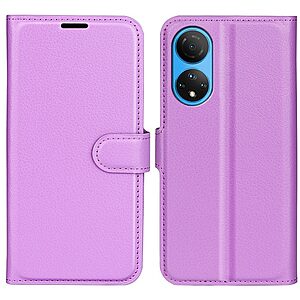 Θήκη Honor X7 OEM Litchi Skin  Leather με βάση στήριξης