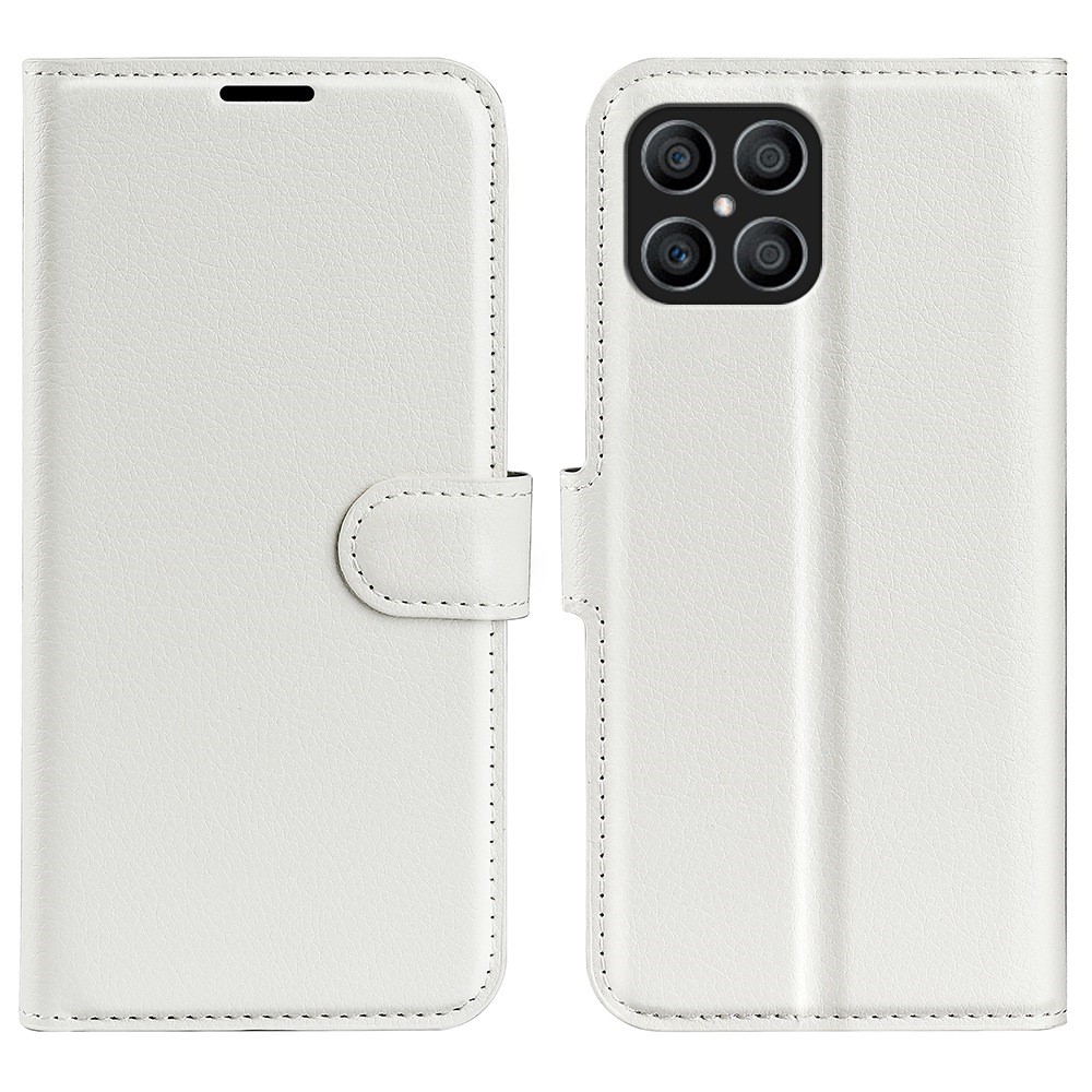 Θήκη Honor X8 OEM Litchi Skin  Leather με βάση στήριξης