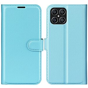 Θήκη Honor X8 OEM Litchi Skin  Leather με βάση στήριξης