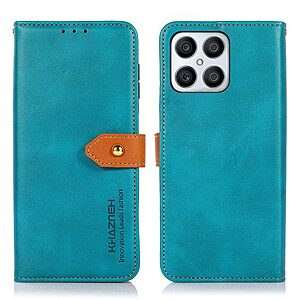 Θήκη Honor X8 KHAZNEH Leather Wallet Golden Clasp με βάση στήριξης