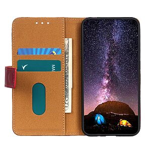 Θήκη OnePlus 10 Pro 5G OEM PU Leather Wallet Case με βάση στήριξης, υποδοχές καρτών και μαγνητικό κούμπωμα Flip Wallet από συνθετικό δέρμα και TPU κόκκινο - Image 5