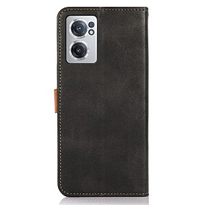 Θήκη OnePlus Nord CE 2 5G KHAZNEH Leather Wallet Golden Clasp με βάση στήριξης, υποδοχές καρτών και μαγνητικό κούμπωμα μαύρο - Image 3