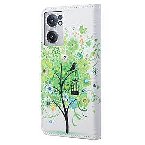 Θήκη OnePlus Nord CE 2 5G OEM Green Tree με βάση στήριξης, υποδοχές καρτών και μαγνητικό κούμπωμα Flip Wallet από συνθετικό δέρμα και TPU πολύχρωμο - Image 3