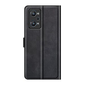 Θήκη Realme GT Neo2 / GT Neo 3T / GT 2 5G Mad Mask Leather Wallet Case V2 με βάση στήριξης, υποδοχές καρτών και μαγνητικό κούμπωμα Flip Wallet από συνθετικό δέρμα μαύρο - Image 3