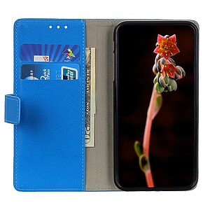 Θήκη Vivo V23 5G OEM Leather Wallet Case με βάση στήριξης, υποδοχές καρτών και μαγνητικό Back κούμπωμα Flip Wallet από συνθετικό δέρμα μπλε - Image 4
