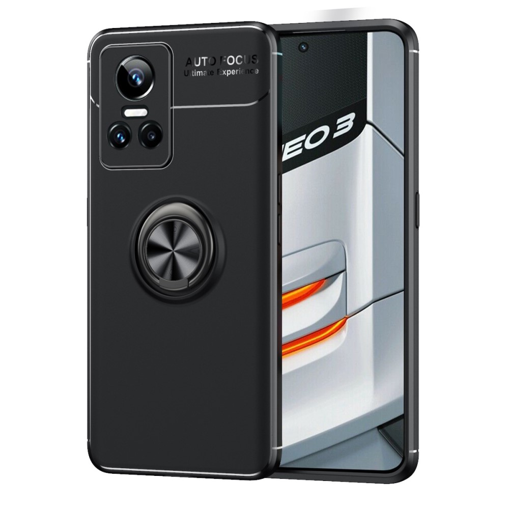 Θήκη Realme GT Neo3 OEM Magnetic Ring Kickstand / Μαγνητικό δαχτυλίδι / Βάση στήριξης TPU μαύρο