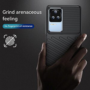 Θήκη Xiaomi Poco F4 5G Mad Mask Thunder Series Πλάτη από ενισχυμένο TPU μαύρο - Image 3