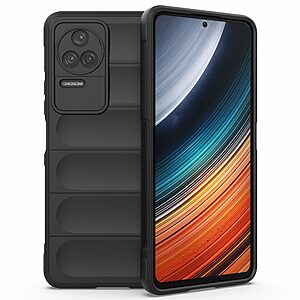 Θήκη Xiaomi Poco F4 5G Mad Mask Rugged Armor από σκληρό Premium TPU μαύρο