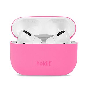 Θήκη σιλικόνης Holdit® για Apple AirPods Pro Bright pink (Έντονο ροζ )