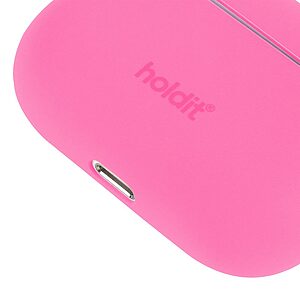 Θήκη σιλικόνης Holdit® για Apple AirPods Pro Bright pink (Έντονο ροζ ) - Image 3