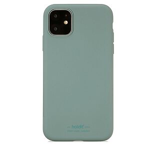 Θήκη σιλικόνης Holdit® για iPhone 11/XR Moss green (Φυσικό πράσινο)