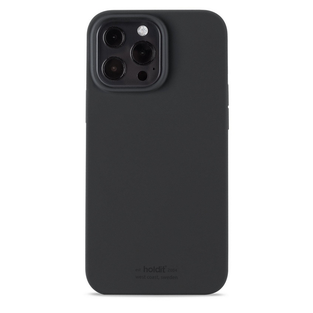 Θήκη σιλικόνης Holdit® για iPhone 13 Pro Max Black (Μαύρο) Θήκη σιλικόνης Holdit® για iPhone 13 Pro Max Black (Μαύρο)