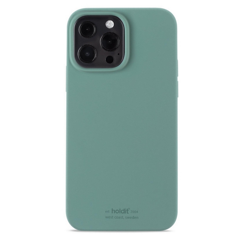 Θήκη σιλικόνης Holdit® για iPhone 13 Pro Max Moss green (Φυσικό πράσινο) Θήκη σιλικόνης Holdit® για iPhone 13 Pro Max Moss green (Φυσικό πράσινο)