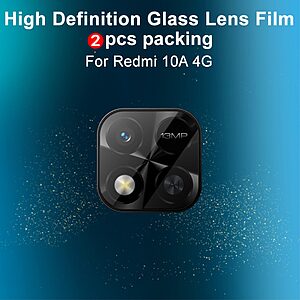 Αντιχαρακτικό γυαλί κάμερας IMAK για Xiaomi Redmi 10A Camera lens Tempered Glass  9H – 0.15mm 2τμχ. - Image 2