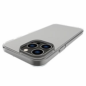 Θήκη iPhone 14 Pro Max OEM Silicone Sockproof V5 Anti-Slip Transparent Πλάτη TPU - Image 4