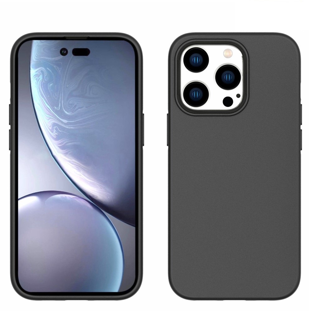 Θήκη iPhone 14 Pro OEM Matte Premium v2 Πλάτη με ημίσκληρο TPU μαύρο