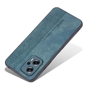 Θήκη Xiaomi Poco X4 GT 5G AZNS Imprinted Series Πλάτη με ανάγλυφη επιφάνεια από συνθετικό δέρμα και TPU πράσινο - Image 3
