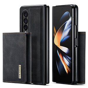Θήκη Samsung Galaxy Z Fold4 5G DG.MING M1 Series Αποσπώμενο Πορτοφόλι με βάση στήριξης