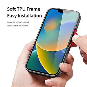 Θήκη iPhone 14 Dux Ducis Fino Series 2 πλάτη από ύφασμα με εσωτερικό Premium TPU μπλε - Image 3