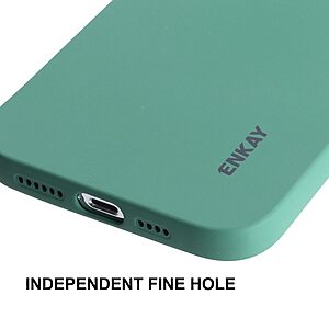 Θήκη iPhone 14 Pro ENKAY HAT Prince Soft Liquid Silicone Πλάτη από Premium TPU μωβ - Image 5