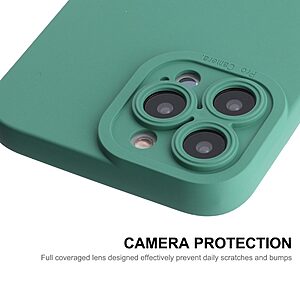 Θήκη iPhone 14 Pro ENKAY HAT Prince Soft Liquid Silicone Πλάτη από Premium TPU ροζ - Image 4